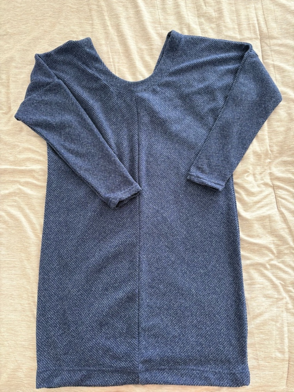 NWT Soybu Blue Knit Dress Large